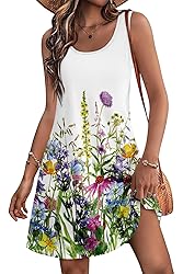 LUXVEER Womens Summer Boho Dresses 2025 Casual