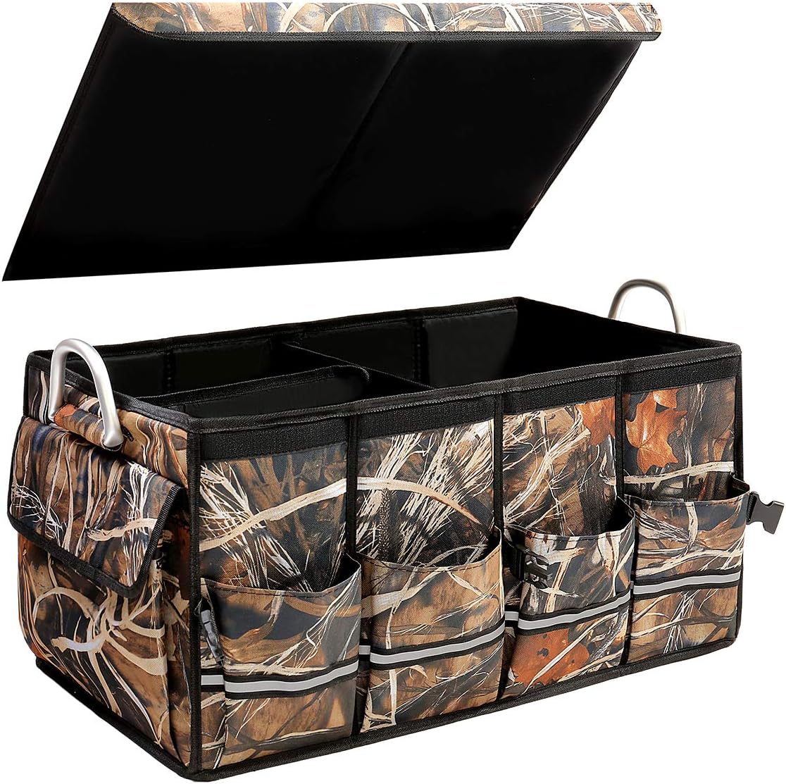 Trunk Organizer for car - Trunk Storage Organizer - Car SUV Van Cargo Storage Organizer - Auto Truck Organizers -Collapsible Organizer for Small and Large Cars