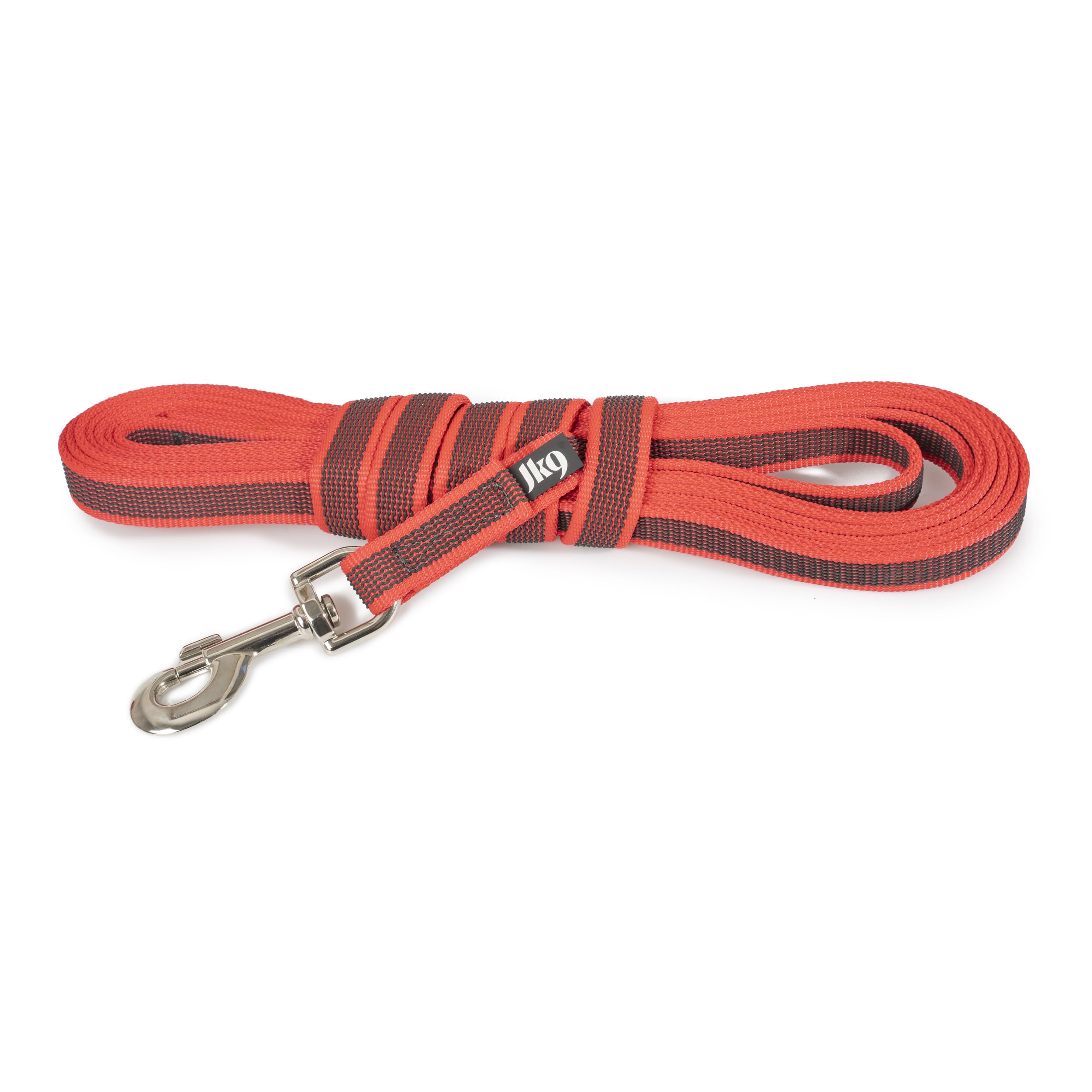 Color & Gray Super-Grip Leash with Handle, 20 mm x 5 m, Red-Gray