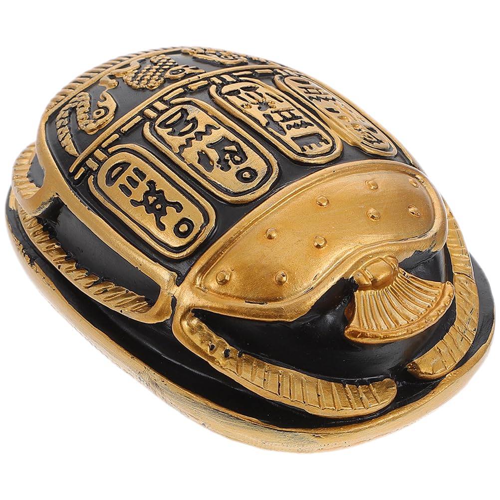 Egyptian Beetle Ornament Decoration for Living Room Living Room Decor Scarab Beetle Decor Egypt Scarab Beetle Ornament Office Decor House Decorations for Home Egyptian Animal