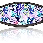 Neoprene Scuba Mask Strap Cover for Swimming Diving, Retro Dive Headband | Creative dive mask cover prevent hair tangling,reduces strap pressure.Swimming Goggles Glasses Strap Parts Accessories