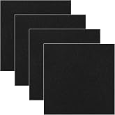 4 Pack 5inch Charcoal Filters for Kitchen Compost Bin, Compost Filters for Countertop Bin Pail Replacement, Activated Charcoal Home Bucket Refill Sets, Square