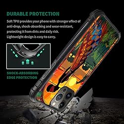 CARLOCA Compatible with iPhone 12 Case,African Lady