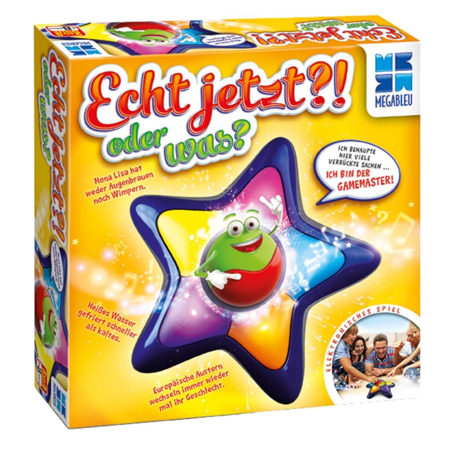 Megableu 678466 Echt jetzt oder was Board Game Board Game from 8 Years IQ Thinking Game for Children and Adults with 1000 Questions 2 to 5 Players