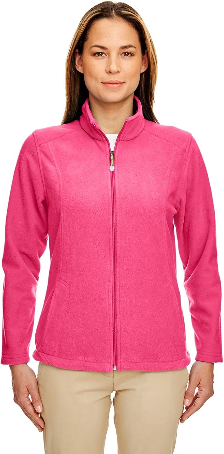 Ladies Micro Fleece FullZip Jacket 8498 Raspberry M at