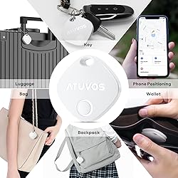 ATUVOS Luggage Tracker, Key Finder, Smart Bluetooth