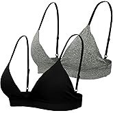SHEKINI Women Seamless Bra Triangle Wireless Comfortable Padded Bras for Women