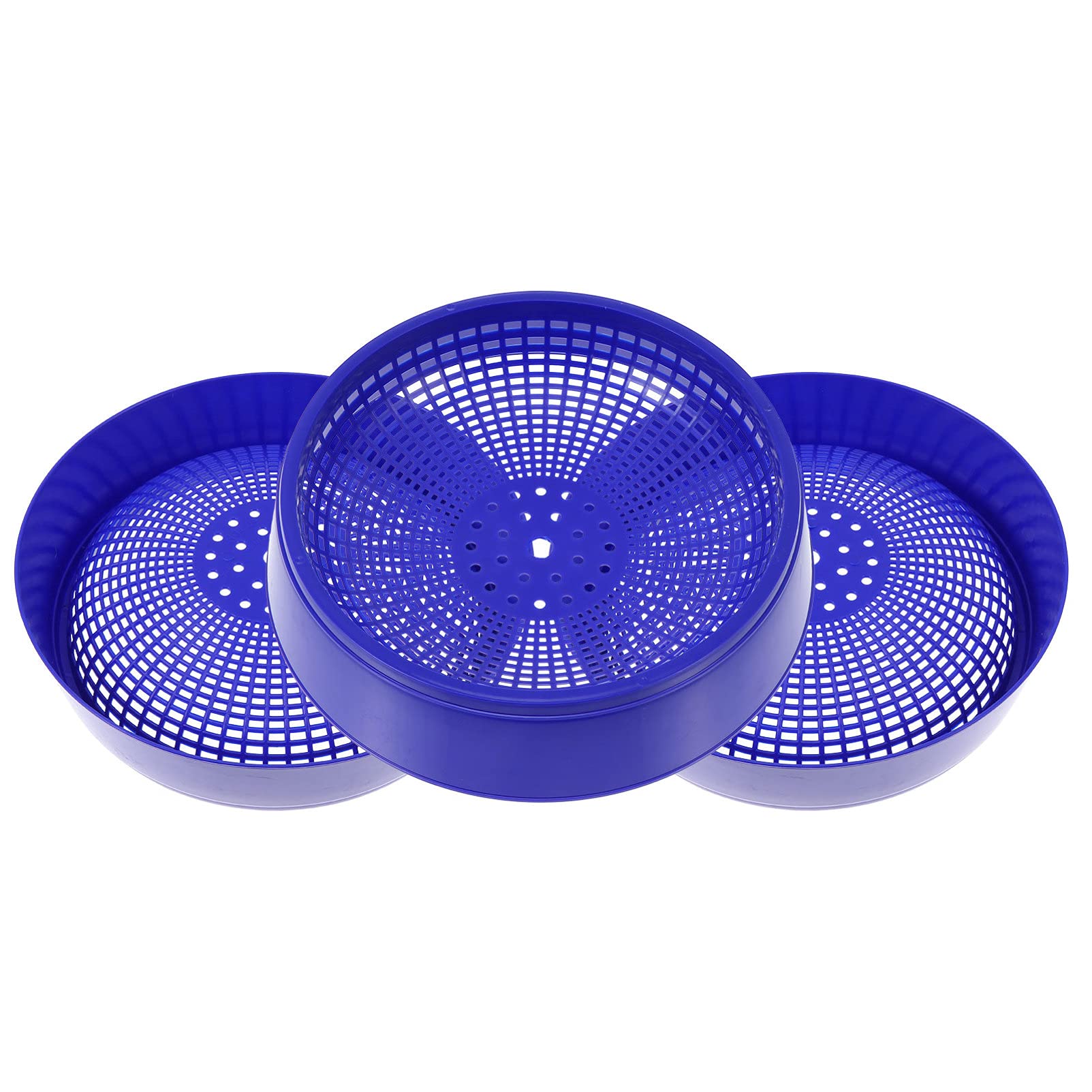 POPETPOP Pigeon Nesting Bowls Plastic Bird Nest Bird Nesting Incubation Bed Bird Breeding Hatching Nest For Pigeons Quails Small Birds Blue 3Pcs
