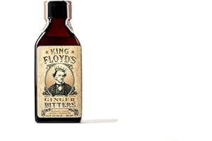 King Floyd's, Artisanal Ginger Bitters, Hand Crafted, Spicy Ginger Flavor, Hot, Unique Bitters for a Unique Cocktail, 100ml, Bar Provisions, Bitters for Cocktails