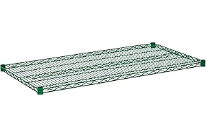 CenPro 24" x 60" Green Epoxy Finish Metal NSF Wire Shelf for Shelving Units and Storage, (30V-106)