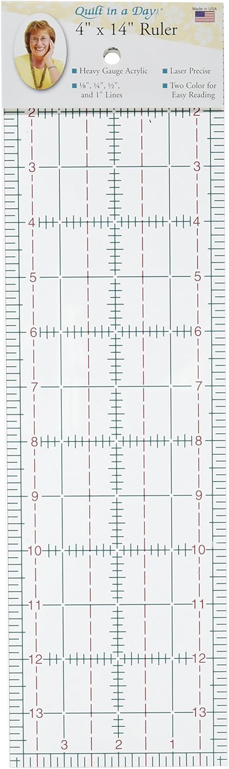 Quilt In A Day 4-Inch by 14-Inch Ruler