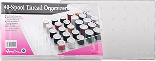 Garnbox für 40 Garnrollen – Ungefüllt – Robust – Übersichtlich | Nähgarn-Box, Nähgarnhalter zur Aufbewahrung von Nähzubehör | Ideale Aufbewahrungsbox zur Nähgarnaufbewahrung von Garn-Konen