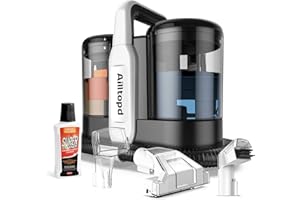 Ailltopd Portable Spot Cleaner for Carpets & Upholstery, Powerful Suction Pet Stain Remover for Couch Car Seat Stairs, with 2