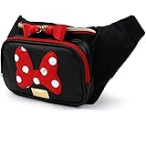 WINGHOUSE x Minnie Polka Dots Cute Ribbon Fanny Pack Fashion Sling Chest Travel Trip Bum Bag Belts Buckle for Teen Girls Wome