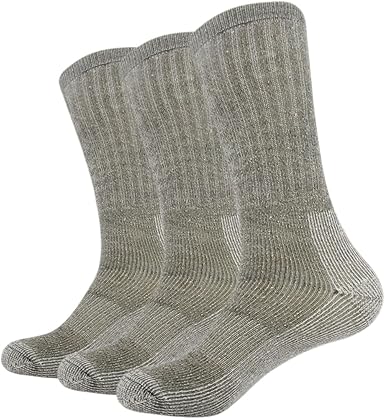 Vihir Merino Socken Herren Lange Rohre Merino Sport Socken Fur Skifahren Trekking Wandern Armeegrun 3paar Amazon De Bekleidung