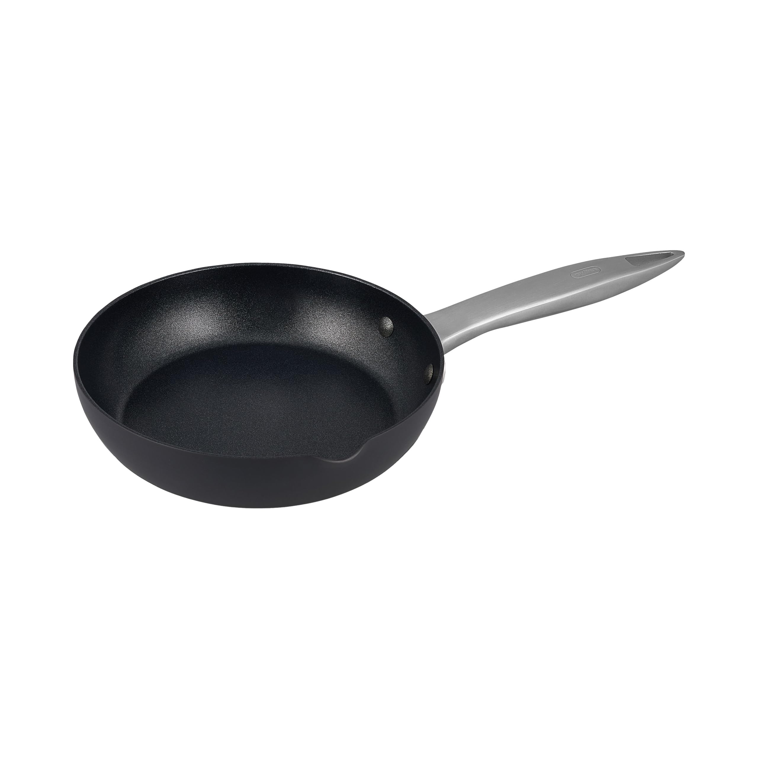 Zyliss E980175 Ultimate Pro Non-Stick Frying Pan with Pouring Lip, 20cm/8in, Anodised Aluminium, Black, Alpine Crystals Non-Stick, Suitable for All Hobs, 10 Year Non-Stick Guarantee