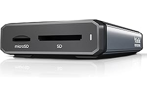 SanDisk Professional PRO-Reader SD and microSD - High Performance Card Reader for SD and MicroSD Cards, USB 3.2 Gen 1 - SDPR5
