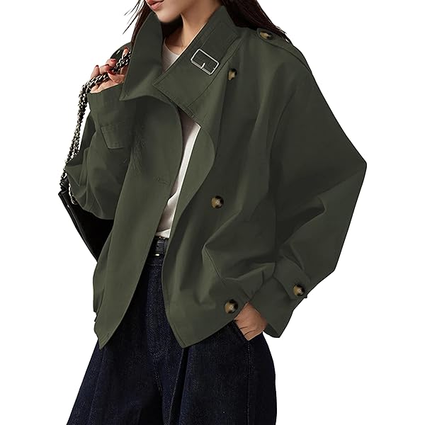 Amazon.com: Y2K Stand Collar Jacket Preppy Oversize Long Sleeve