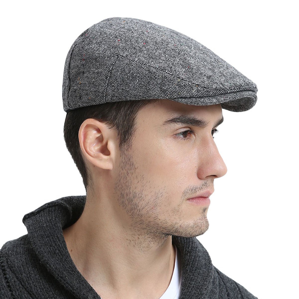 m and s mens flat cap