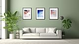 Scholar Tree Black Picture Frame Set of 3 12x16 with Mount 8.5x11 view 8