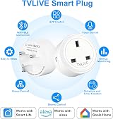 TVLIVE Smart Plug 4 Pack 13A Works with Alexa Google Home No Hub 2.4GHz view 2