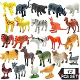 wild animals toys set