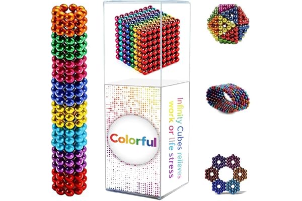 516pcs Infinity Cubes for Adult Magnetic Slime Toys Putty Balls J004 | Relieve Stress from Work or Life, Play Anytime, Colors