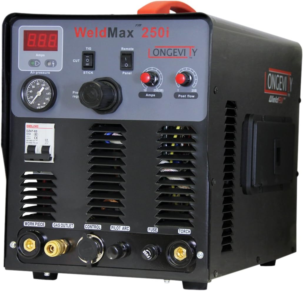 LONGEVITY WeldMax 250i, MultiPurpose Units,IGBT 250AMP TIG WELDER