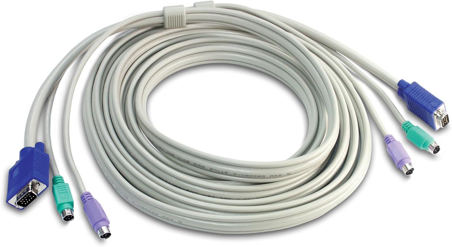 PS2 VGA Combo KVM Male to Male Cable, 15 Feet, TKC15 Amazon.ca Electronics