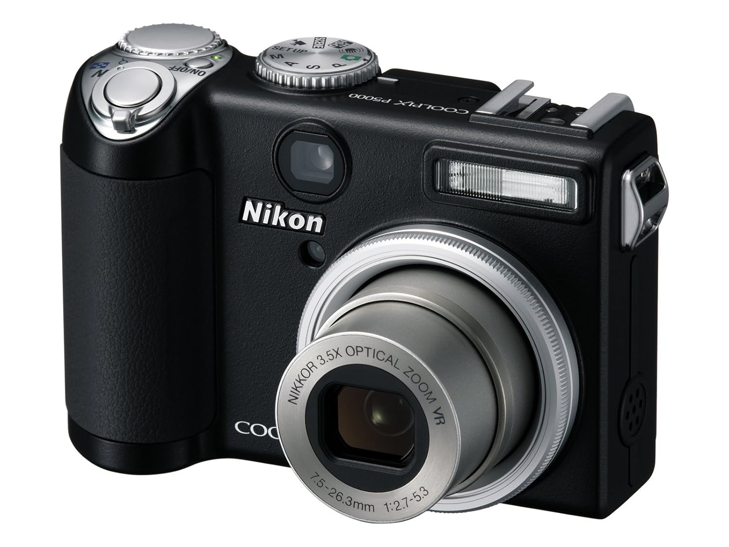 Amazon.com : Nikon Coolpix P5000 10MP Digital Camera with 3.5x Optical  Vibration Reduction Zoom : Point And Shoot Digital Cameras : Camera & Photo