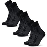 DANISH ENDURANCE Merino Wool Hiking Socks, Lightweight, 3 &amp; 5-Pack | Lightweight Merino Wool Hiking Socks, Breathable &amp; Cool with Arch Support for Summer Hikes &amp; Trail Walking, Unisex