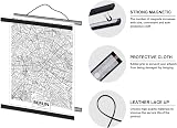 Benjia 4 Pack A4 Poster Frame Frames Magnetic Light Wood Hanger Kit 21 cm view 3