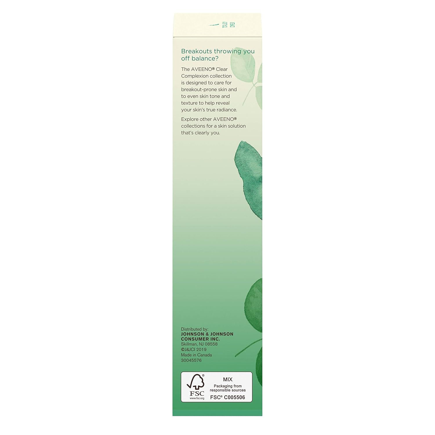 Aveeno Clear Complexion Salicylic Acid Acne-Fighting Daily Face Moisturizer with Total Soy Complex, For Breakout-Prone Skin, Oil-Free and Hypoallergenic, 4 fl. oz: Beauty