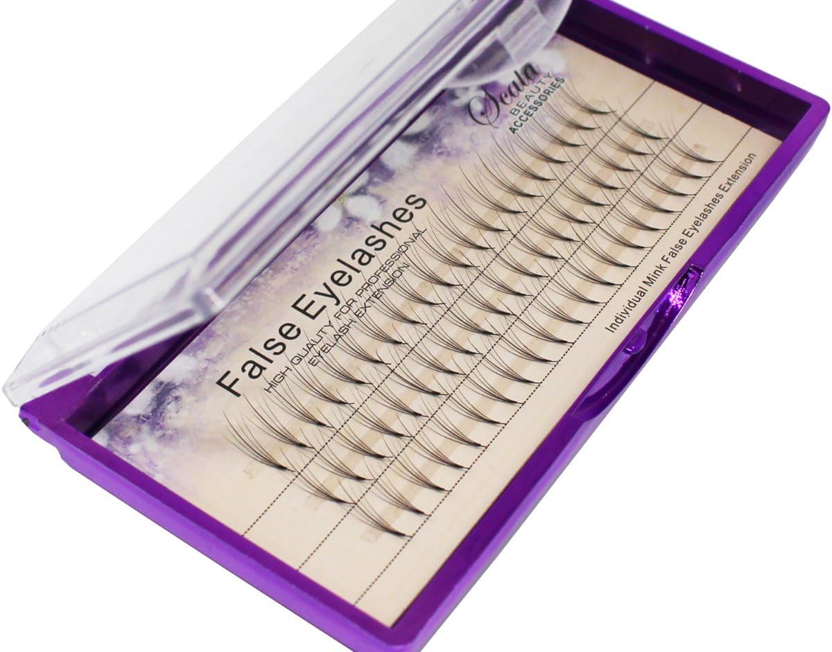 Scala Eyelash Extensions Russian Volume 5D Fans Phoenix Tail Design Individual False Eyelashes Cluster Thickness 0.07mm C Curl 8-15mm to Choose (8mm)