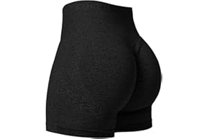 YEOREO Professional Women Workout Shorts 3.6" Scrunch Shorts Seamless High Waisted Contour Gym Yoga Biker Shorts