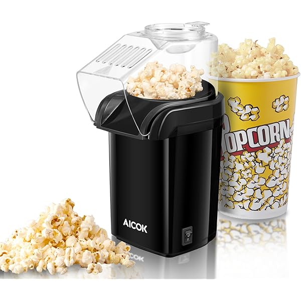 Aicok Palomitero, 1200W Máquina de Palomitas de aire ...