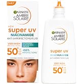 Garnier Niacinamide Protect Facial Fluid with Lightweight Fast-Absorbing Texture, Daily Face Care Formula with Niacinamide, Salicylic Acid and Aloe Vera, Non-Greasy Invisible Finish, 1.35 fl oz