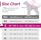 Eagloo Small Dog Harness Adjustable Front Clip No Pull Reflective Rose Red S view 2