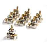 CTS 500k Audio Pot, Split Shaft, 1/2" Thread Length, for Les Paul, 4-Pack