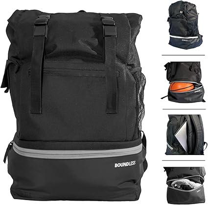 backpack with laptop sleeve and shoe compartment