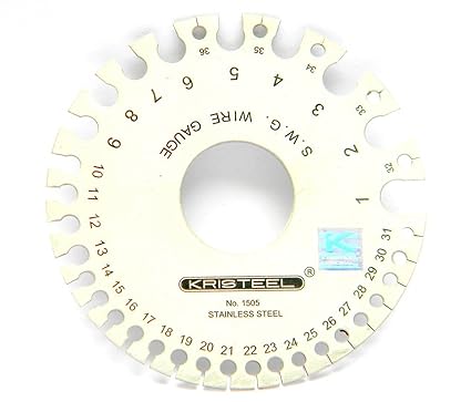 Kristeel Precision Measuring Wire Gauge Round