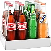 Mexican Coke Fiesta Pack, 12 fl oz Glass Bottles, 12 Pack