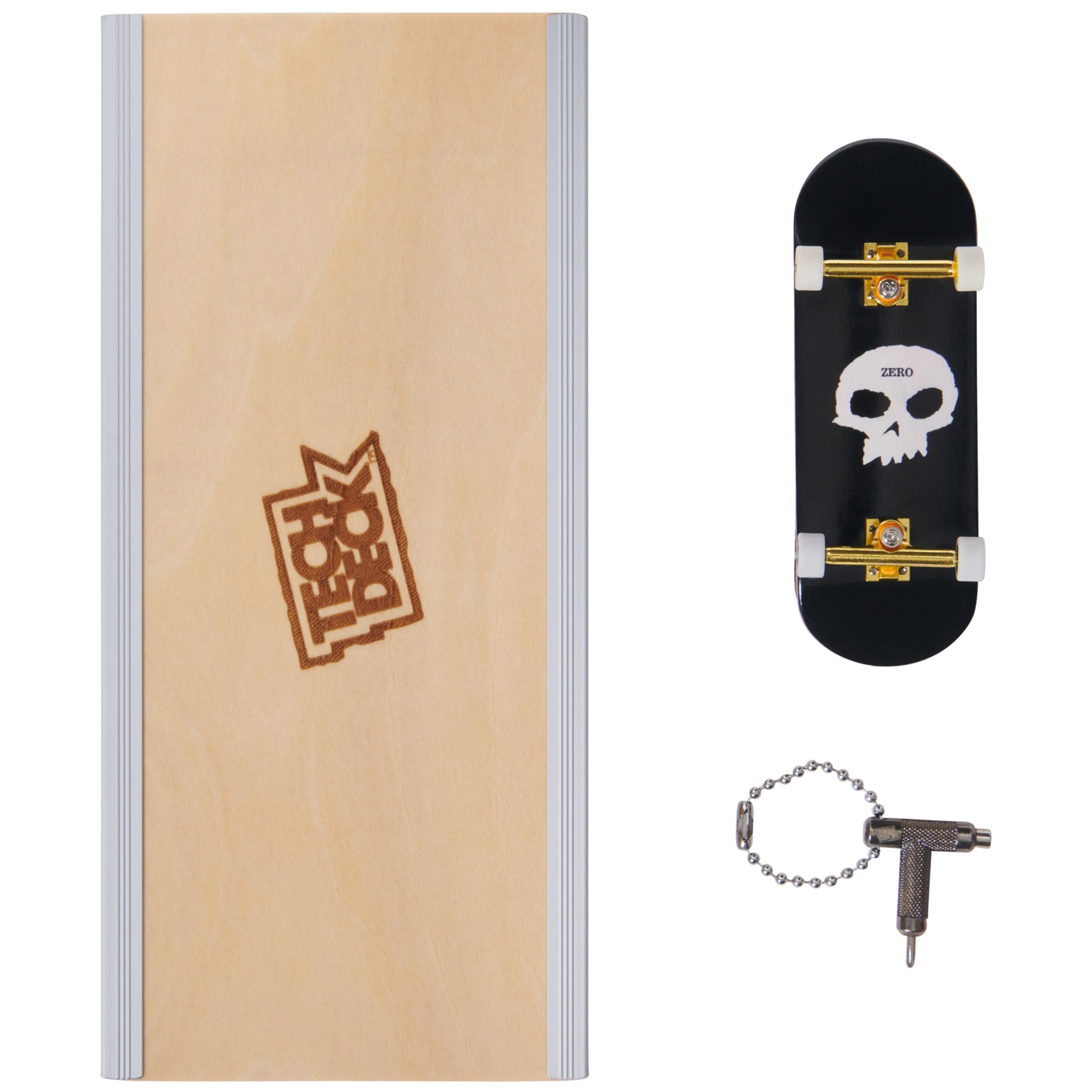 TECH DECK Zero Pro Series Finger Board with Storage Display, Built for Pros; Authentic Mini Skateboards, Kids Toys for Ages 6 and up