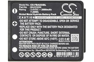 C S Replacement Battery for HBC Radiomatic Quadrix Keynote Patrol D Micron 4 Micron 5 Micron 6 Crane Remote Control, fits Part no BA223000 BA223030 FUB6