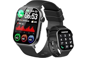 MOTAST Smart Watch(Answer/Make Call), 1.96" HD Smartwatch for Men Women, 2025 New Fitness Watch with 100+ Sport Modes, Heart Rate/Sleep/SpO2/Calories Monitor, IP68 Waterproof Activity Tracker for Android iOS