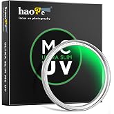 Haoge 46mm MCUV Lens Protection Filter High Definition Optical Glass,Silver | for LUMIX G 25mm, F1.7 20MM, F1.7 ASPH,OM 25mm f/1.8,17mm f/1.8 Ultra Slim 18 Multi-Layer Coatings