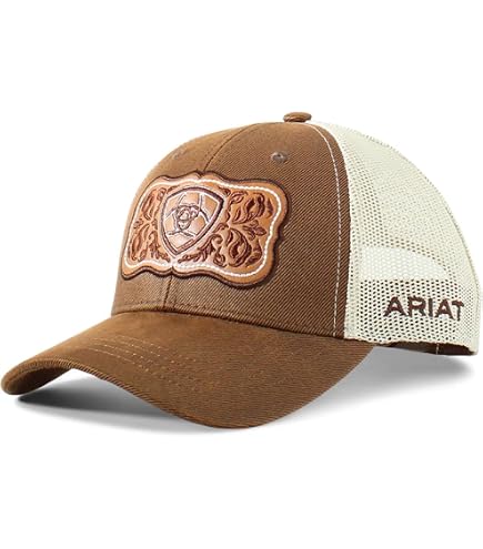 Wrangler Vintage Denim/Tan Adjustable Snapback Hat at Amazon Men's