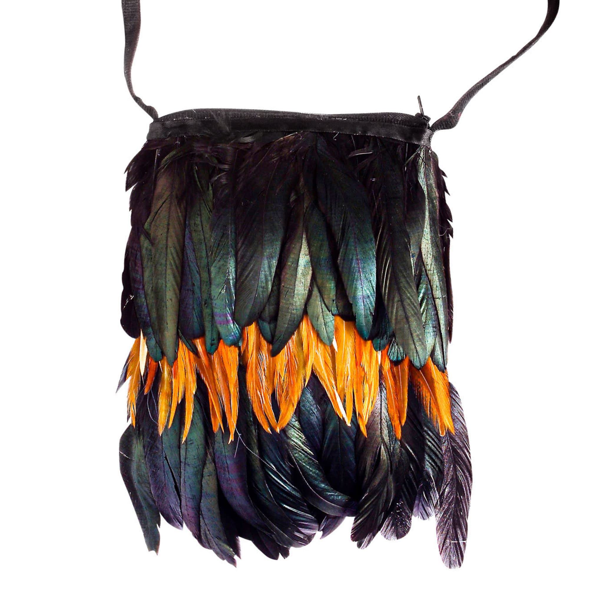 Feathered Indian Handbag Accessory for Fancy Dress