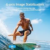 AKASO Brave 7 4K 20MP Action Camera WiFi EIS 2.0 Dual Screen Waterproof 10m view 6