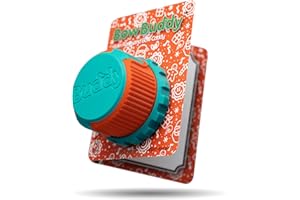 LIMITED CHRISTMAS EDITION Bow Buddy Violin Rosin & Bow Tool – Drop-Resistant, Refillable Rosin with Rotating Cover Guide & Integrated Bow Wrench for Violin, Viola & Cello (Xmas Limited)